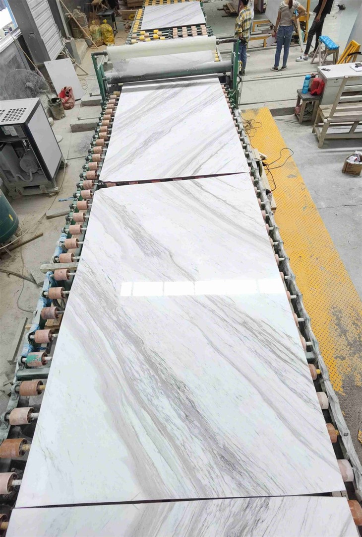 New Technique White Volakas Marble Tile