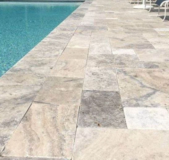 Granite Circle Paving Grey Granite Bricks